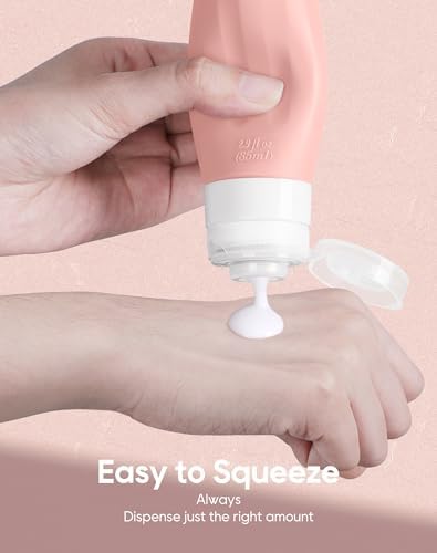 Morfone 16 Pack Travel Bottles Set for Toiletries, TSA Approved Travel Containers Leak Proof Silicone Squeezable Travel Accessories 2oz 3oz for Shampoo Conditioner Lotion Body Wash (BPA Free) - Image 4