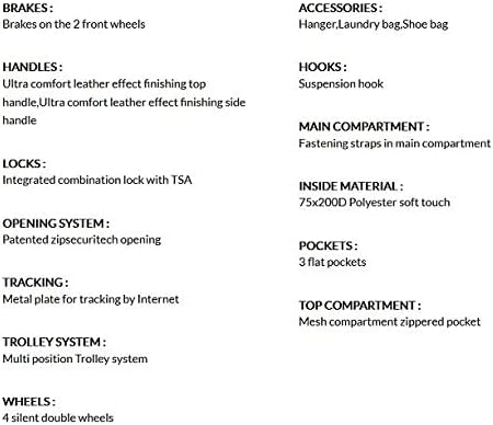 DELSEY PARIS Chatelet Hard+ Hardside Luggage with Spinner Wheels, Champagne White, Checked-Medium 24 Inch - Image 9