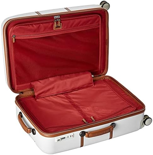 DELSEY PARIS Chatelet Hard+ Hardside Luggage with Spinner Wheels, Champagne White, Checked-Medium 24 Inch - Image 7