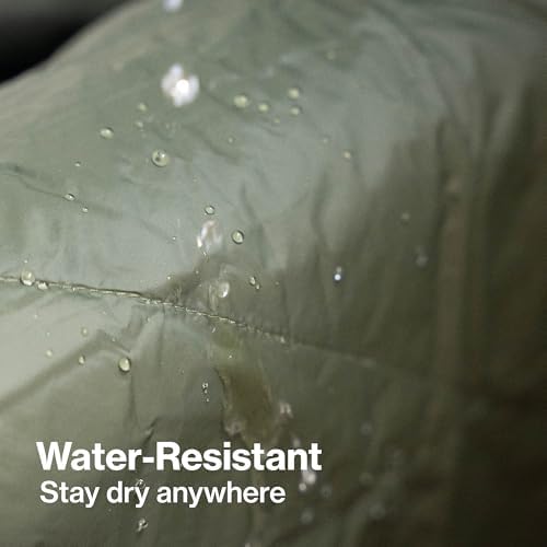 Gravel Layover Ultra-Compact Packable Down Blanket for Travel & Camping - Lightweight, Warm Travel Blanket Airplane, Car Blanket, Down Alternative Blanket- Includes Carrying Pouch (Blue) - Image 5