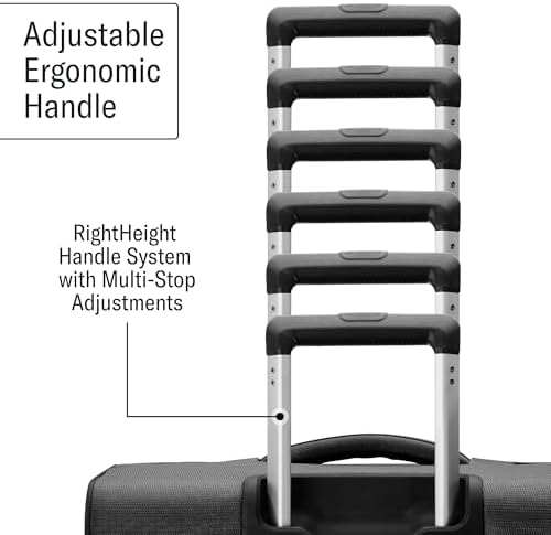 Samsonite Lightweight Softside Expandable, Black, Checked-Medium 25-Inch - Image 7