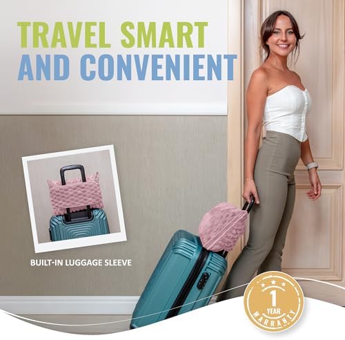 BOACAY Packable Travel Blanket for Airplane, Car - Compact Office Blanket - Portable Pillow for Adults, Kids with Case, Luggage Sleeve, Backpack Clip - Image 4