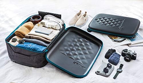 ROLLINK Flex Vega Medium Checked Fully Collapsible Suitcase - Hardshell, Silent, Coated Wheels for Smooth Gliding, Scratch, Water & Impact Resistant, TSA compliant luggage lock, Checked 26" / 17.17 GL - Image 7