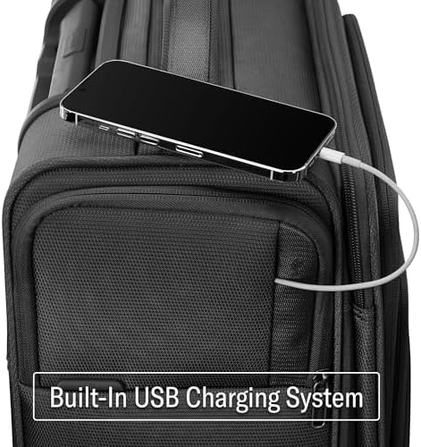 Samsonite Lightweight Softside Expandable, Black, Checked-Medium 25-Inch - Image 8