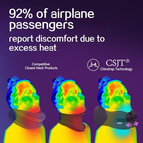 Travel Pillow Vac Compressed Memory Foam Neck Pillow Airplane,Comfortable,Neck Support,Machine Washable,Airplanes Travel Essentials Accessories for Office,Flight,Cars Breaks Sleeping(Black) - Image 2