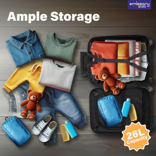 emissary Kids Luggage With Wheels For Boys Girls, Kids Suitcases With Wheels For Boys Girls, Puppy Kids Luggage Set, Kids Carry on Luggage with Wheels, Toddler Rolling Suitcase For Boys Girls - Image 3