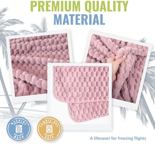 BOACAY Packable Travel Blanket for Airplane, Car - Compact Office Blanket - Portable Pillow for Adults, Kids with Case, Luggage Sleeve, Backpack Clip - Image 5