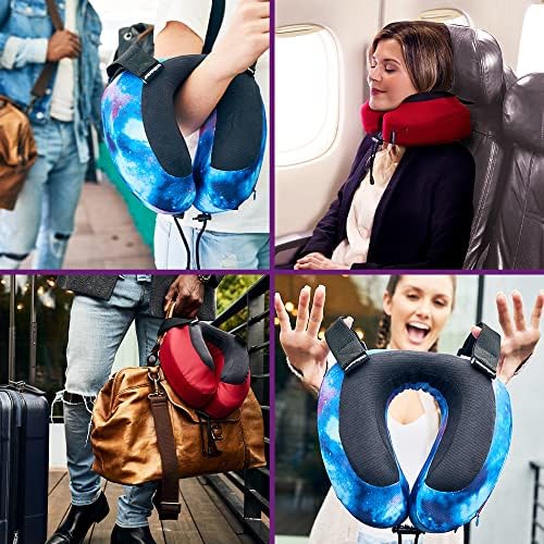 Cabeau Evolution S3 Travel Pillow – Straps to Airplane Seat – Ensures Your Head Won’t Fall Forward – Relax with Plush Memory Foam – Quick-Dry Fabric Keeps You Cool and Dry (Indigo)… - Image 7