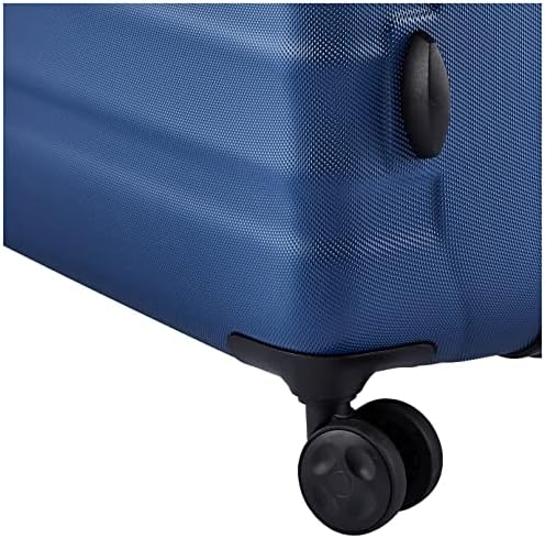 Amazon Basics Expandable Hardside Luggage, Suitcase with Wheels, 30-inch Spinner with Four Spinner Wheels and Scratch-Resistant Surface, Navy Blue - Image 4