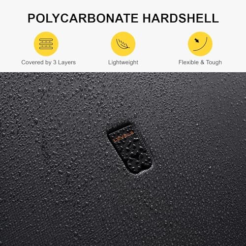 LEVEL8 Rolling Carry on Luggage Airline Approved, Carry on Suitcases with Wheels, Lightweight Luminous Textured Luggage for Men Women, Tsa Approved, 20-Inch Carry-On, Dark Grey - Image 4